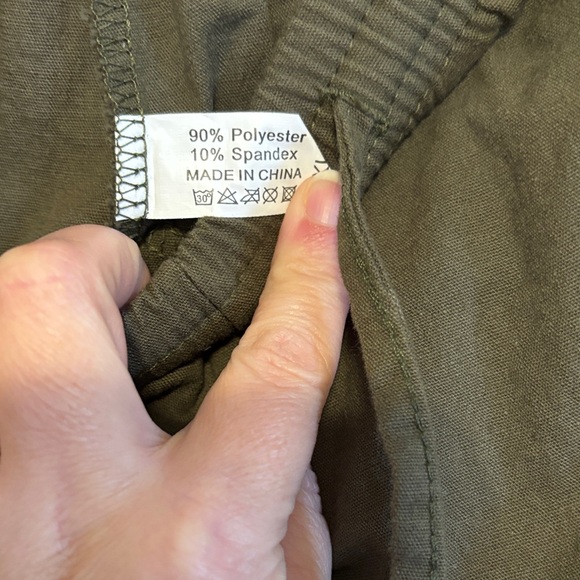 Men's Cream and Brown Shirt and Pants Set - Picture 6 of 6